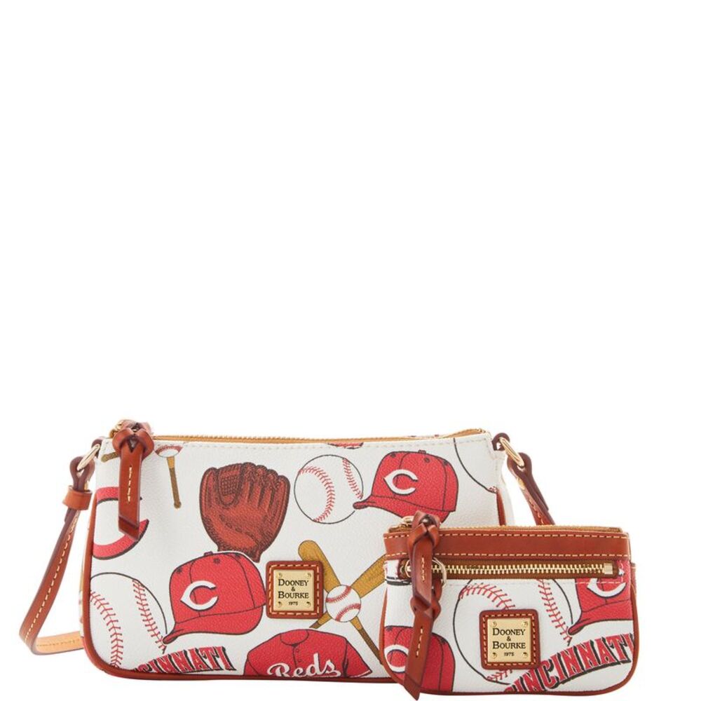 Dooney & Bourke MLB Cincinnati Reds Lexi Crossbody Sm Coin Case - REDS